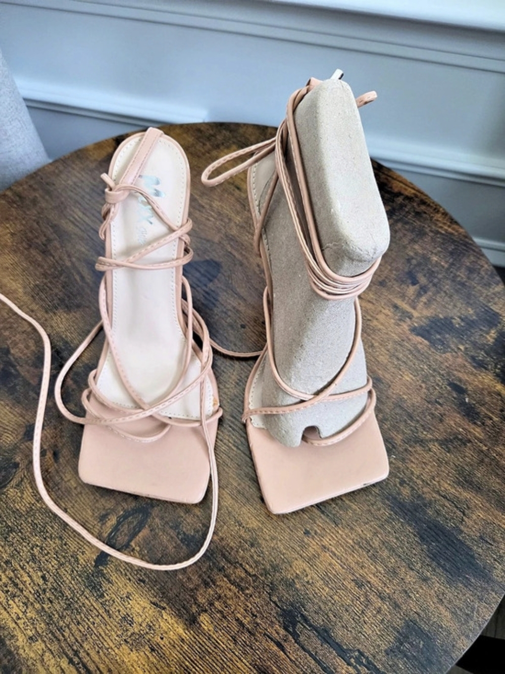 Lace-Up Heels